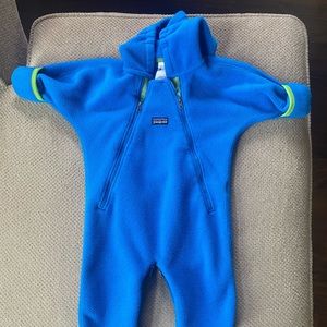 Patagonia fleece onesie